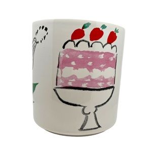 Retired Kate Spade Lenox Ceramic “All in Good Taste” Kitchen Utensil Canister